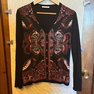Versace Collection Silk and Cotton Cardigan